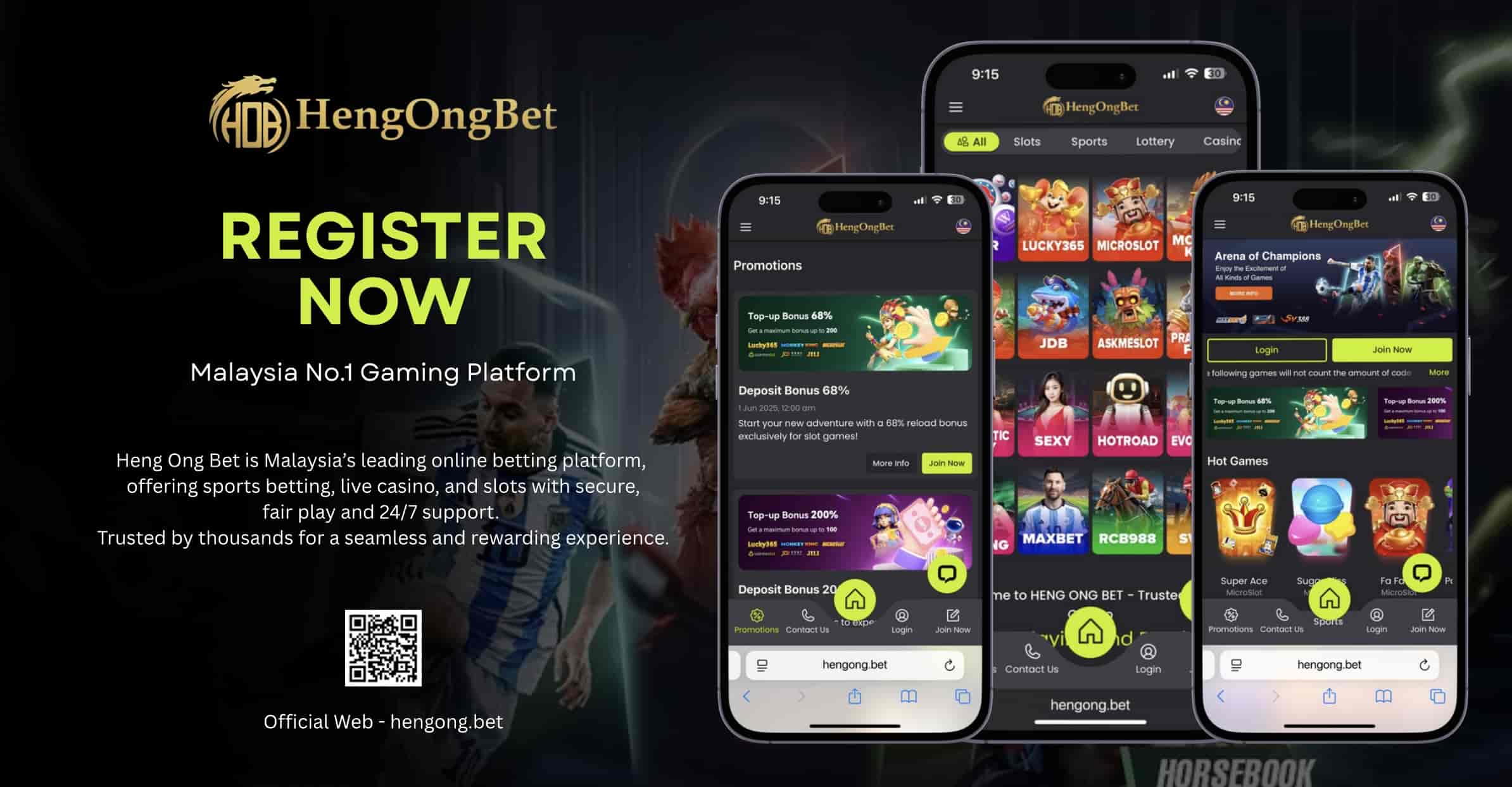 Heng Ong Bet Official | Heng Ong Bet | HengOngBet | HENG ONG BET RASMI | HENG ONG BET RASMI (Reff Code: HOBVVIP)